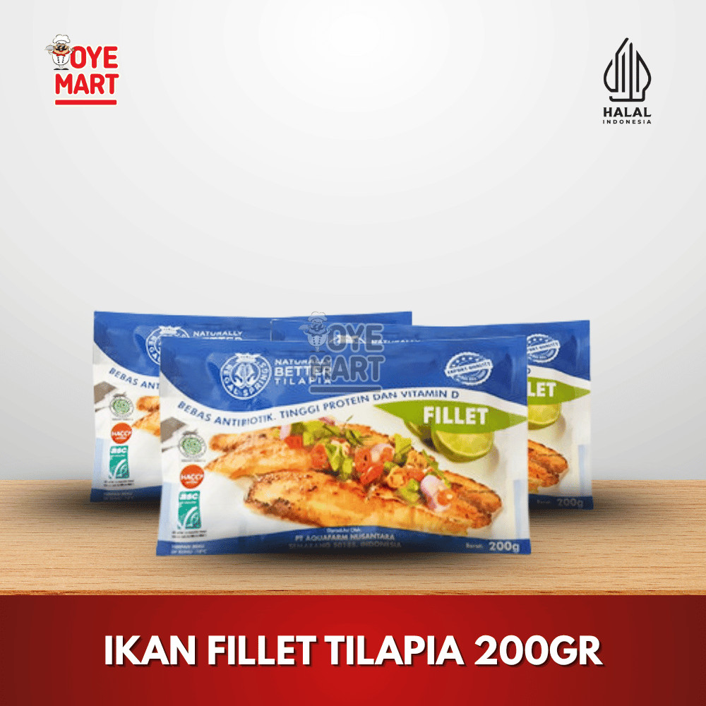 

TILAPIA FILLET 200GR / IKAN TILAPIA