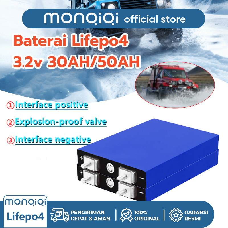 Baterai Lifepo4 3.2v 30AH 50AH Baru Elektrik Baterai Lithium LIFEPO4 3.2V 200Ah Baterai Lithium fosf
