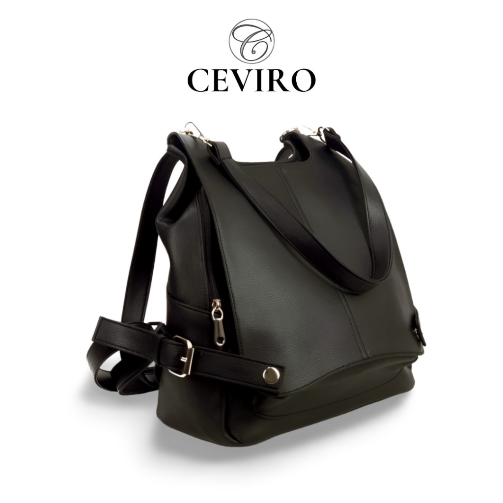 sarmilaayyshopCEVIRO Tas Ransel Wanita Backpack Wanita Tas Laptop Wanita - Nakaki B