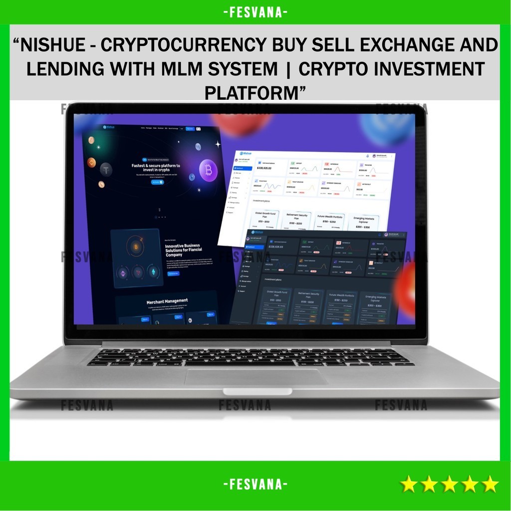 SOURCE CODE APLIKASI WEB NISHUE - CRYPTOCURRENCY BUY SELL EXCHANGE AND LENDING WITH MLM SYSTEM | CRY