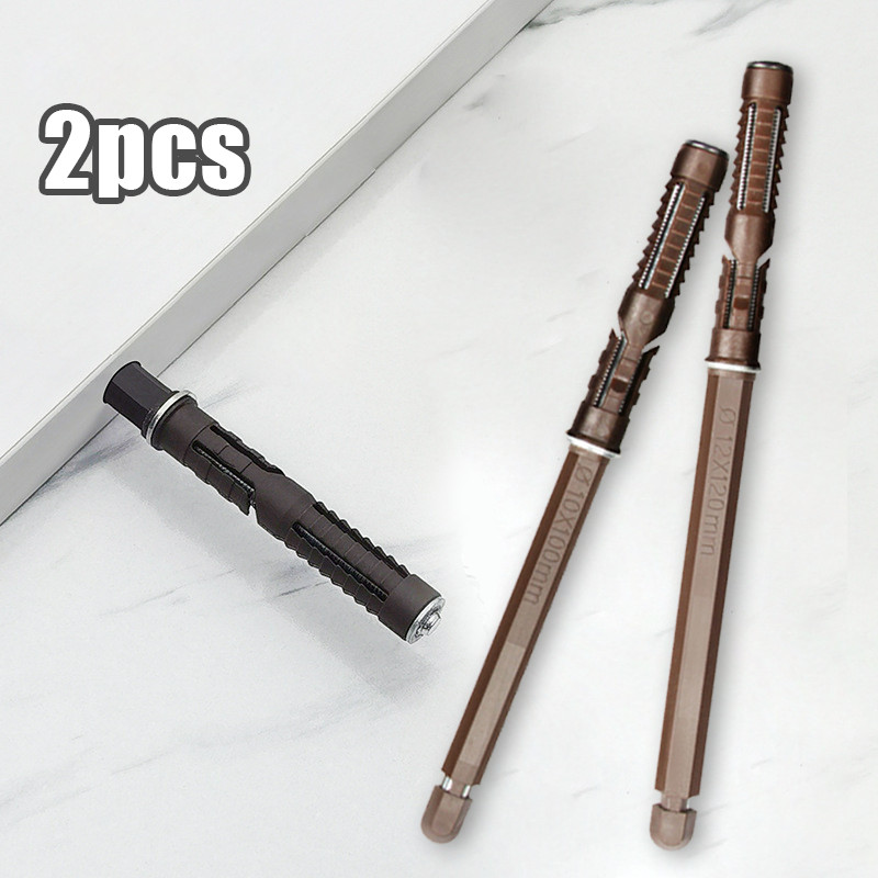 SIAP 2pcs/Set Braket Ambalan Melayang Baut Ambalan Dinding Tembok Floating Shelf Viser Fischer