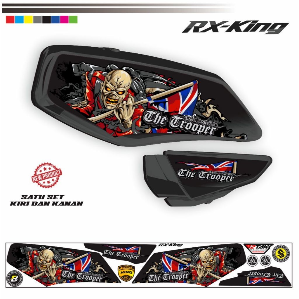STIKER RX KING POLET STRIPING KEREN RX-KING STIKER KEREN