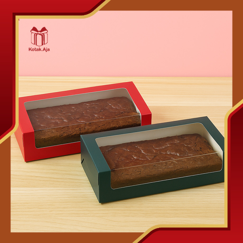 

Box Brownies / Kotak Brownies / Box Makanan / Kotak Makanan / Box Kue / Kotak Kue Persegi | HC07