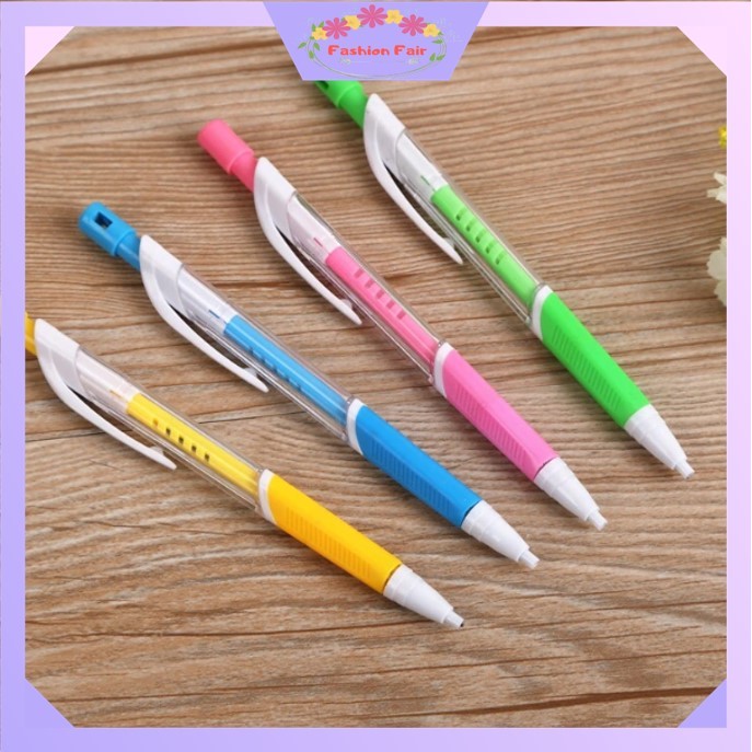 

Fashion Fair - S6269 Pensil Mekanik Warna Pastel / Mechanical Pencil Graphite Lead Automatic / Alat Tulis Sekolah Pensil Mekanik Lucu