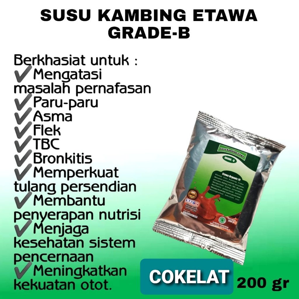

SUSU KAMBING ETAWA GRADE B 200GR