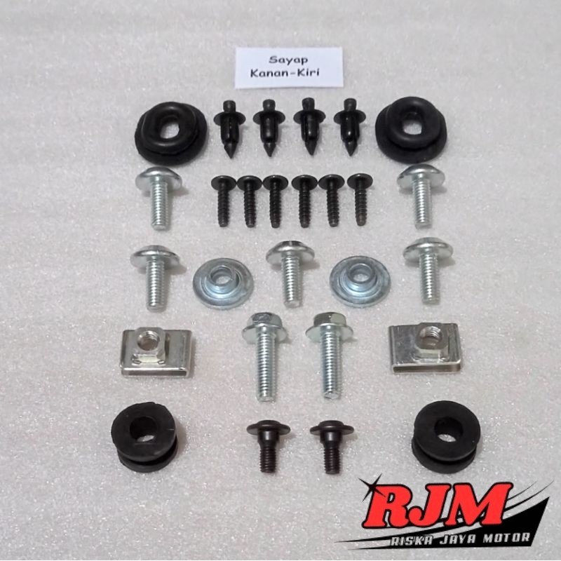 Baut Full Set Cover Bodi Body Sayap Kanan Kiri Honda Sonic 150 R Fi PGM-FI