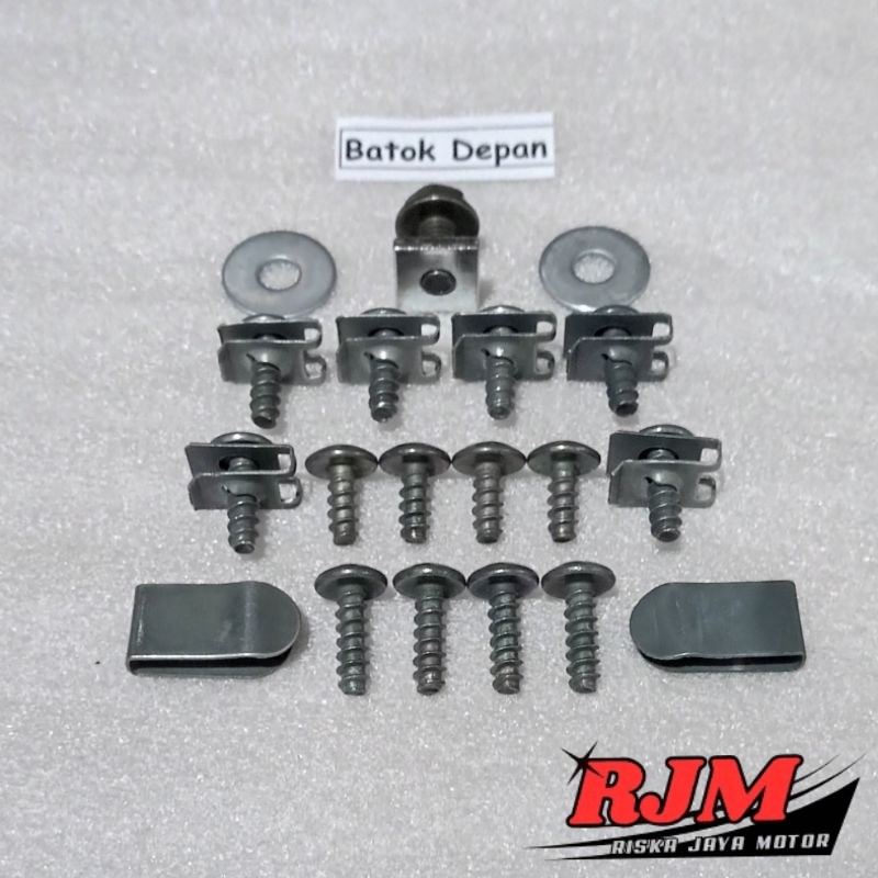 Baut Full Set Cover Bodi Body Batok Depan Yamaha Fino 115 PGM-FI