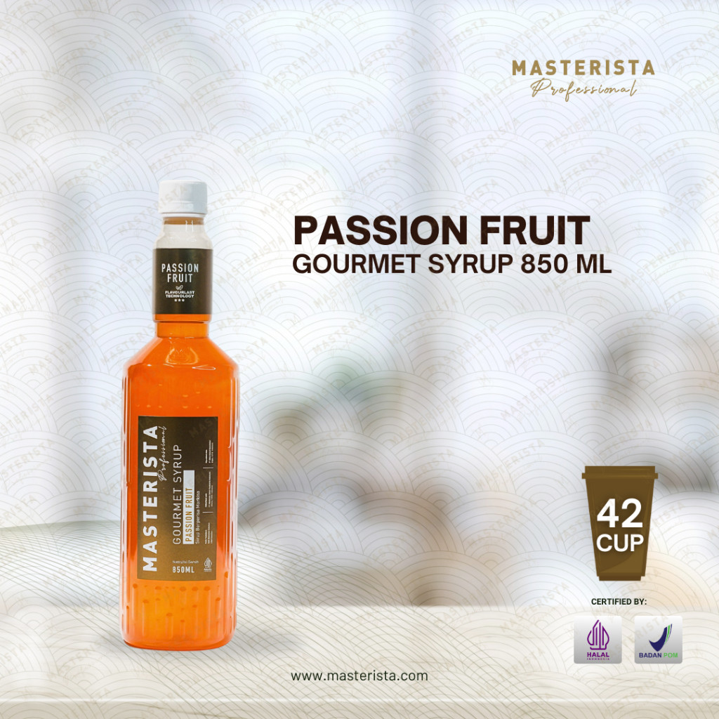 

Sirup Masterista Passion Fruit 850 ml