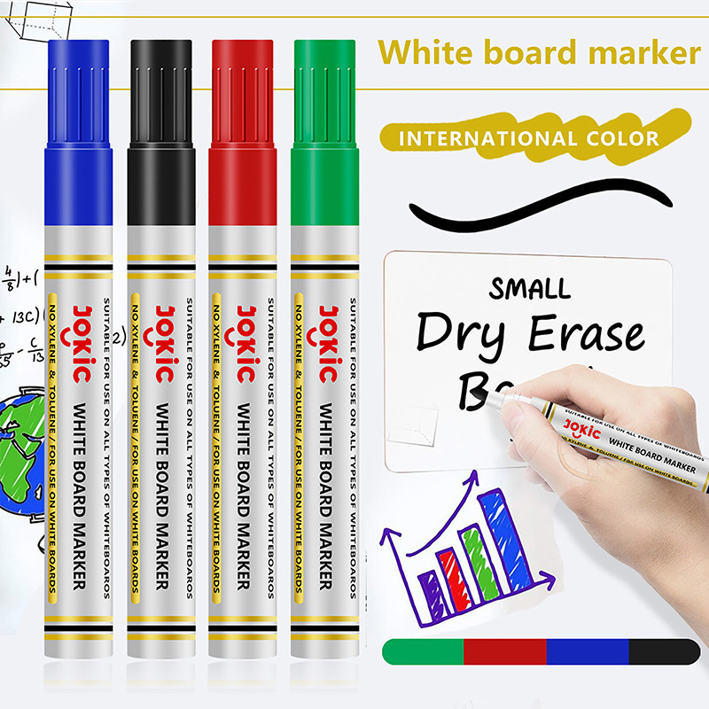 

4 Color Erasable Refillable Whiteboard Markers Large Capacity Whiteboard Markers Office & School Supplies Chalkboard Markers