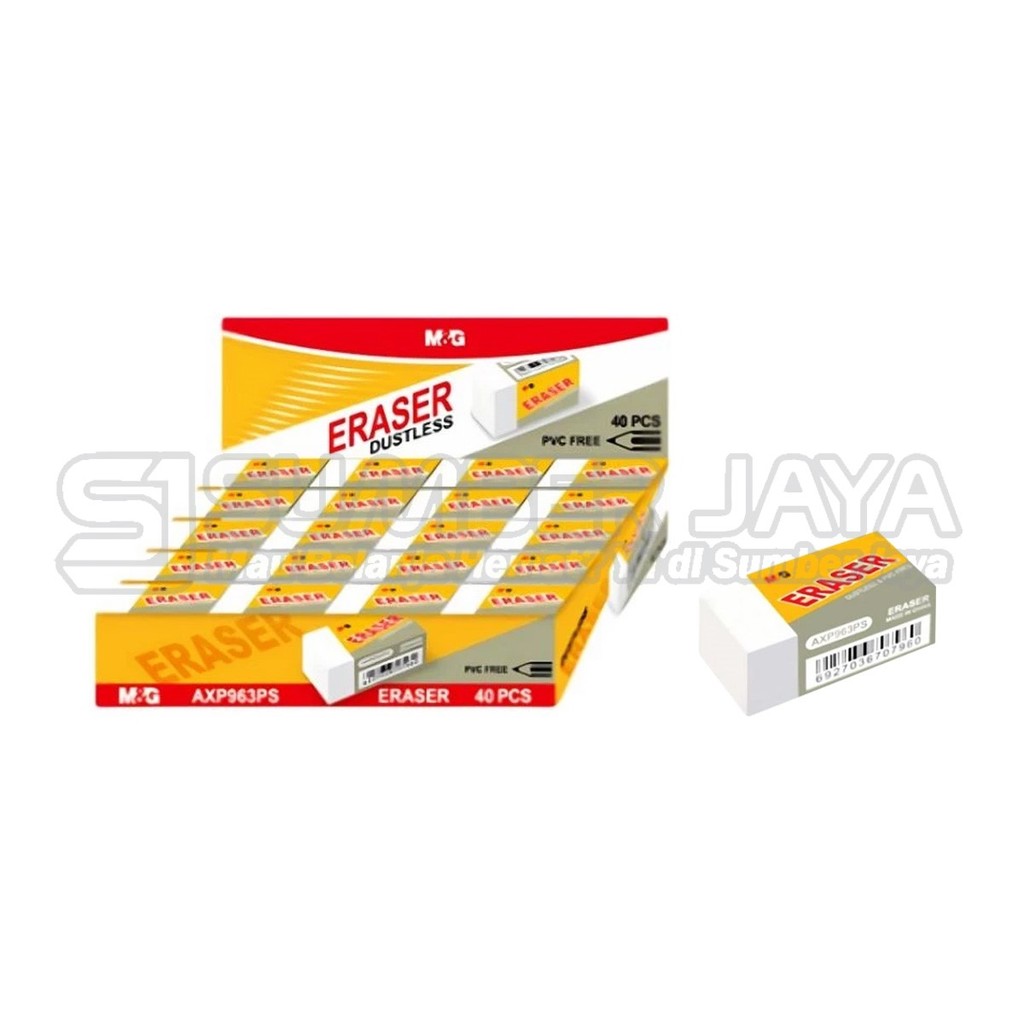 

Penghapus Anak Sekolah Eraser Karet M&G Kecil AXP963PS Besar AXP963PT 1 pcs