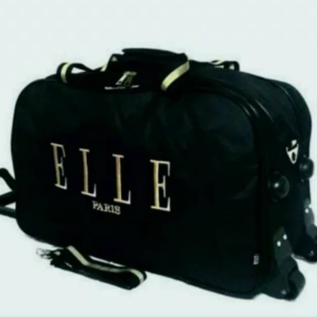 Travel Bag Elle Trolley Tas Baju Tas Pakaian Tas Jinjing Travel roda 2 Multifungsi