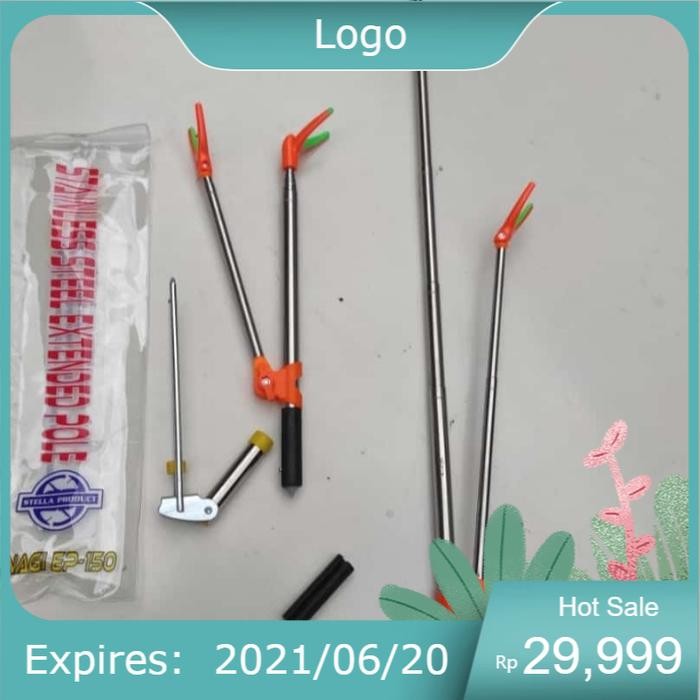 jagrak pancing tegek stainless WA1