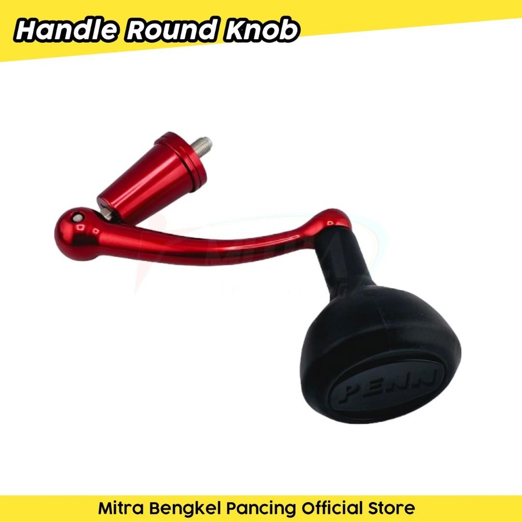 Handle Assy 3000HS - 6000HS Penn Battle III Round Knob Sparepart Orihinal Reel Pancing