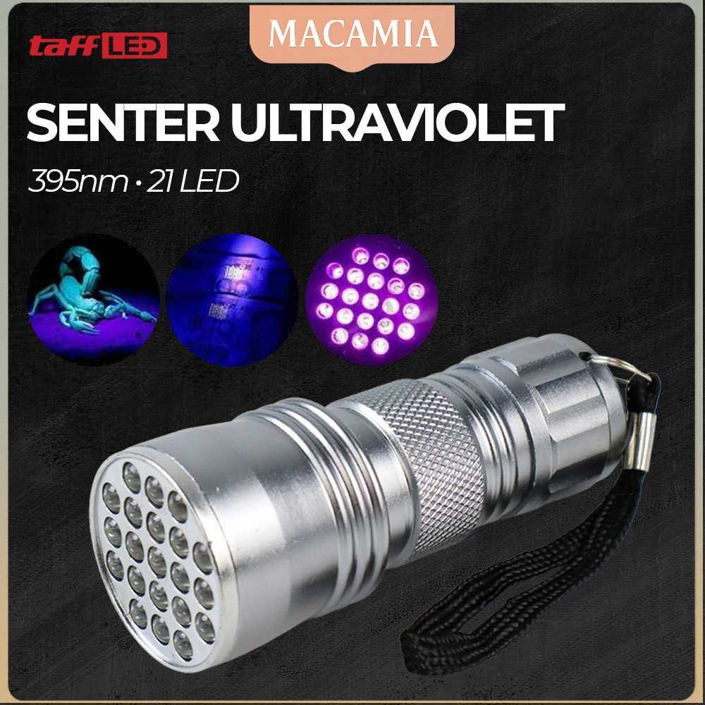 TaffLED Senter Ultraviolet 395nm 21 LED - UV-21