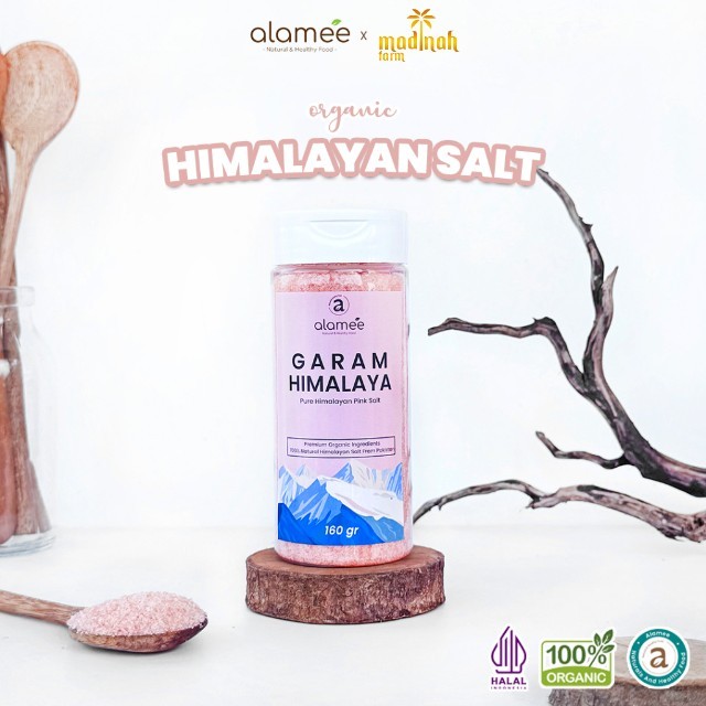 

Garam Himalaya Organik Himalayan Pink Salt 160 G Madinah Farm madinah