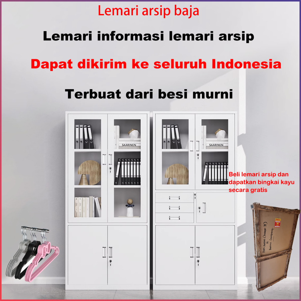 

JF-Lemari Arsip Kantor Sekolah.lemari Arsip Kabinet,Lemari Besi Kantor Pintu Tarik Full Plat