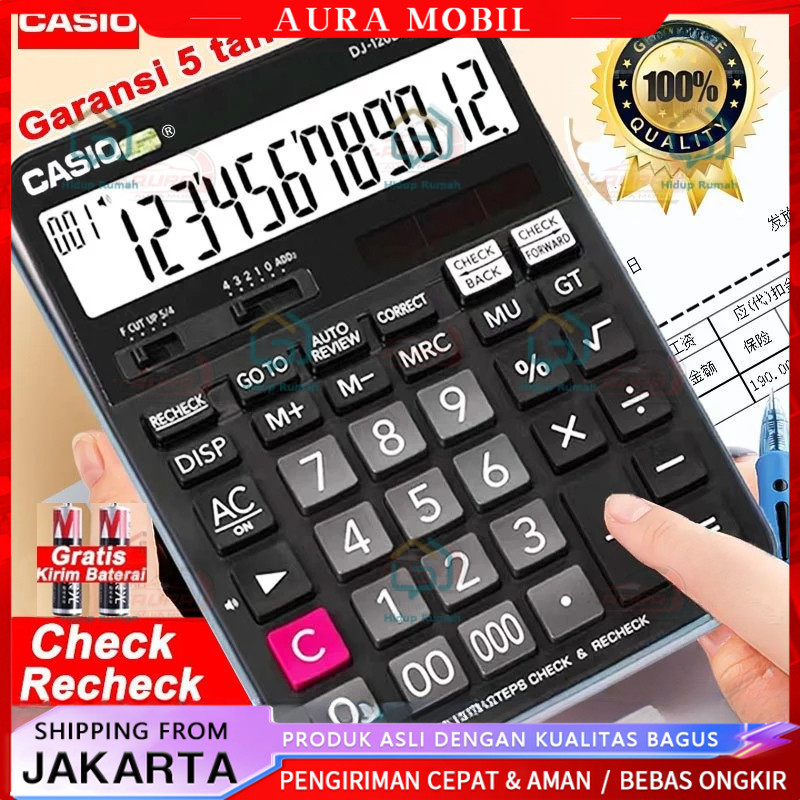 

Kalkulator Casio M J 120D PLUS CHECK CORRECT Kalkulator Meja Check Correct 100% asli -Aura Mobil