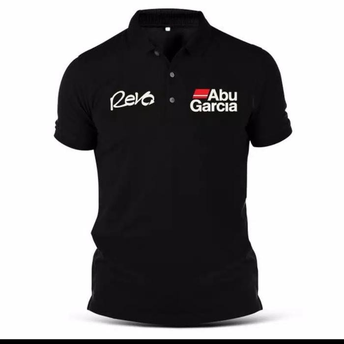 Kaos Kerah Polo Shirt Mancing Fishing Sport Abu Garcia Revo Sport Kaos Big Size Polo Big Size - HITA
