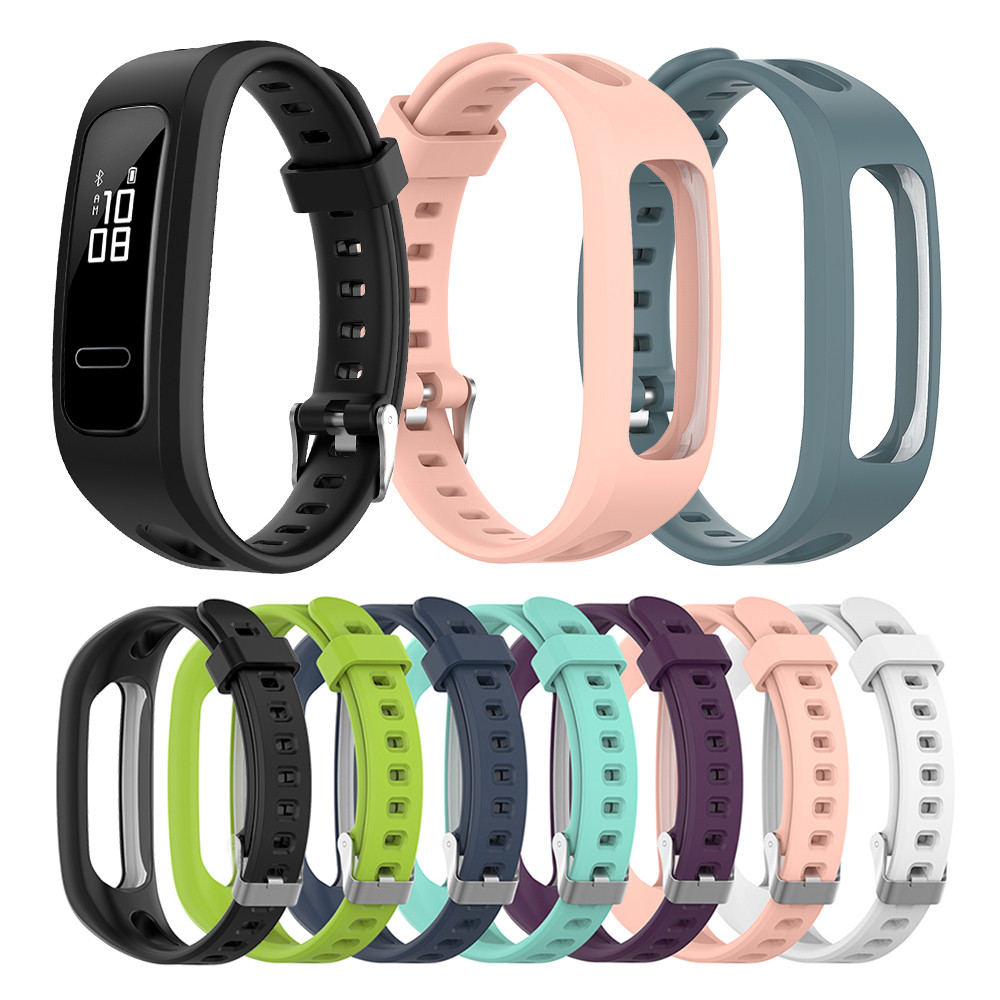 Silicone Wrist Strap For Huawei Band 3E 4E Bracelet Wristband for Huawei Honor Band 4 Running Versio