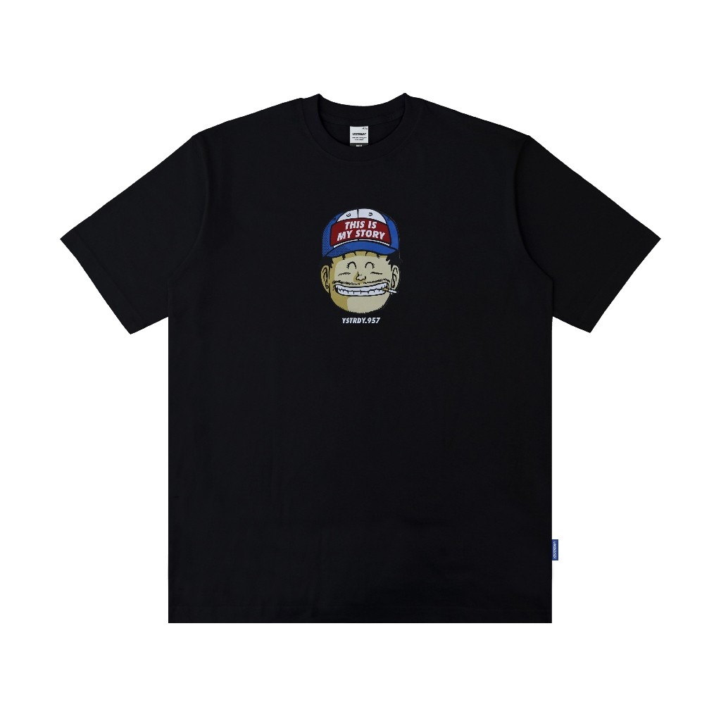 Yesterday – Baju Kaos Distro Pria Original 24s t shirt Pria Cowok Keren Hitam Noprob