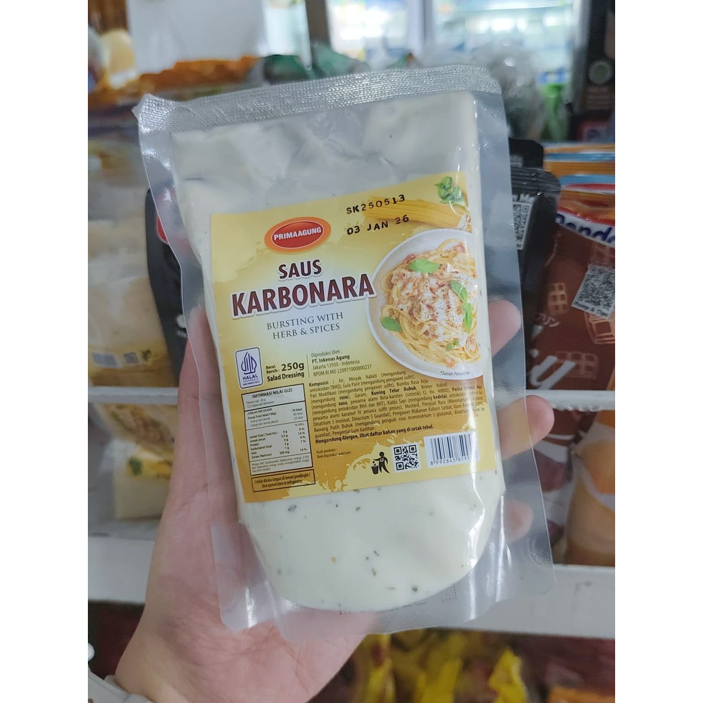 

PA Saus Karbonara 250gr