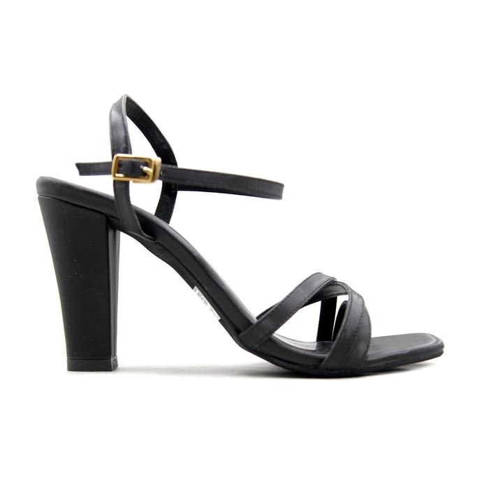 PROMO[ original ] yongki komaladi OL-EHRN794-21 HEELS Shoes Wanita Hitam High Sandal - HITAM, 37READ