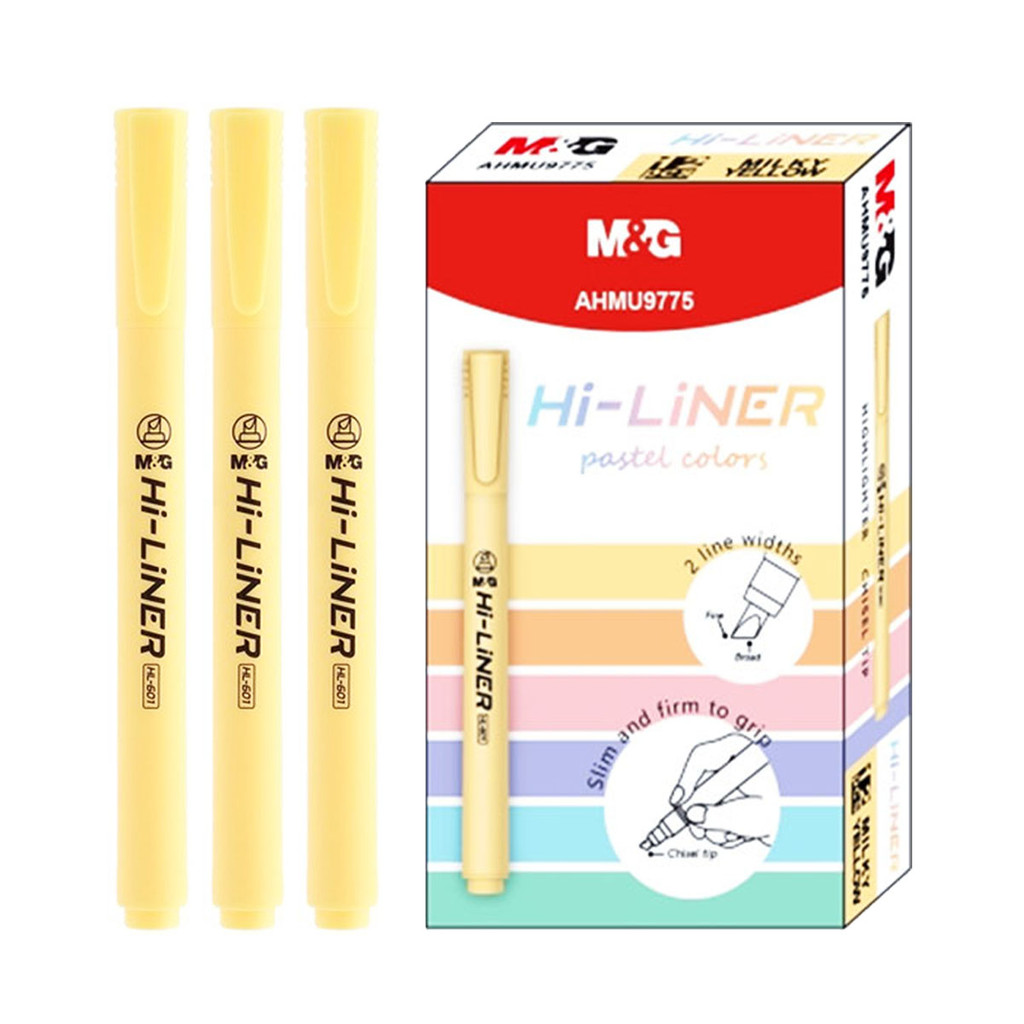 

Stabilo Highlighter Hi-Liner M&G AHMU9775 Warna Pastels 1 Pcs BEST SELLER