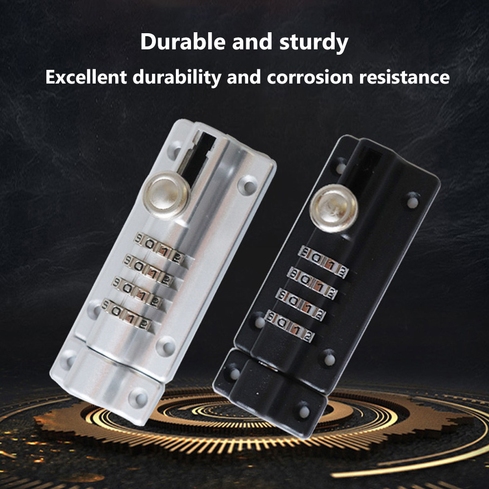 Kode Digit Angka Kombinasi Gerendel Slot Gembok Pintu / Overpal Gembok Kombinasi 4 Digit Kunci Gembo