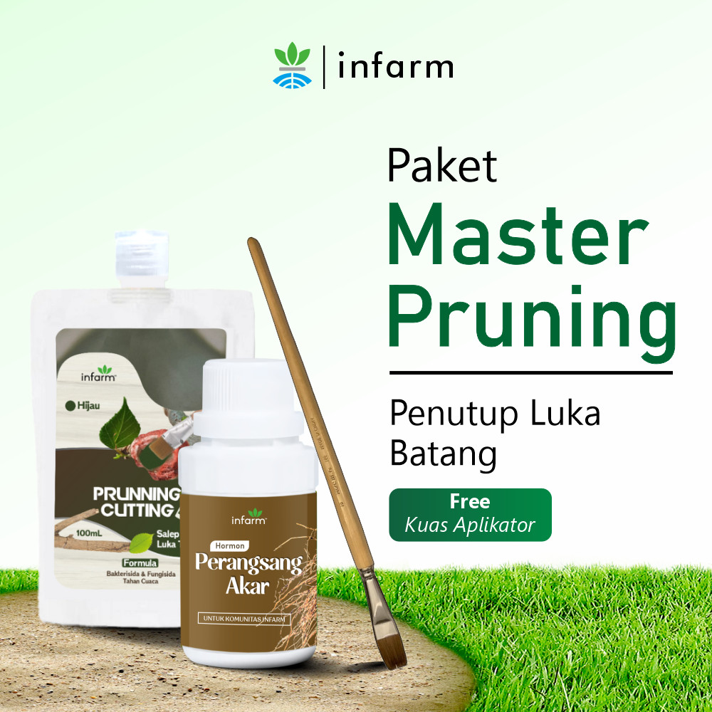 INFARM - Paket Master Pruning Nutrisi Akar Salep Kambium Stek Batang Lengkap Obat Perangsang Akar Ta