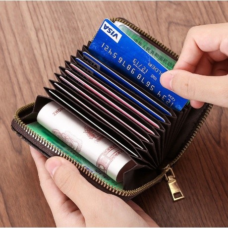 Dompet Kartu Wanita K04 Korea Felted Wol dengan 11 Slot Premium — 8