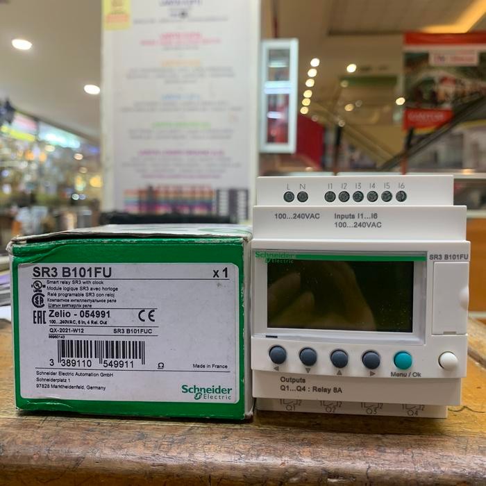 Plc zelio logic SR3B101FU schneider
