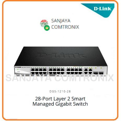 D-Link DGS-10-2 2-port Layer 2 Smart Managed Gabit Switch