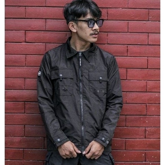 TROUBLEMAKER OVERSHIRT JACKET - CONNOISSEUR BLACK - OVERSHIRT - OUTWEAR