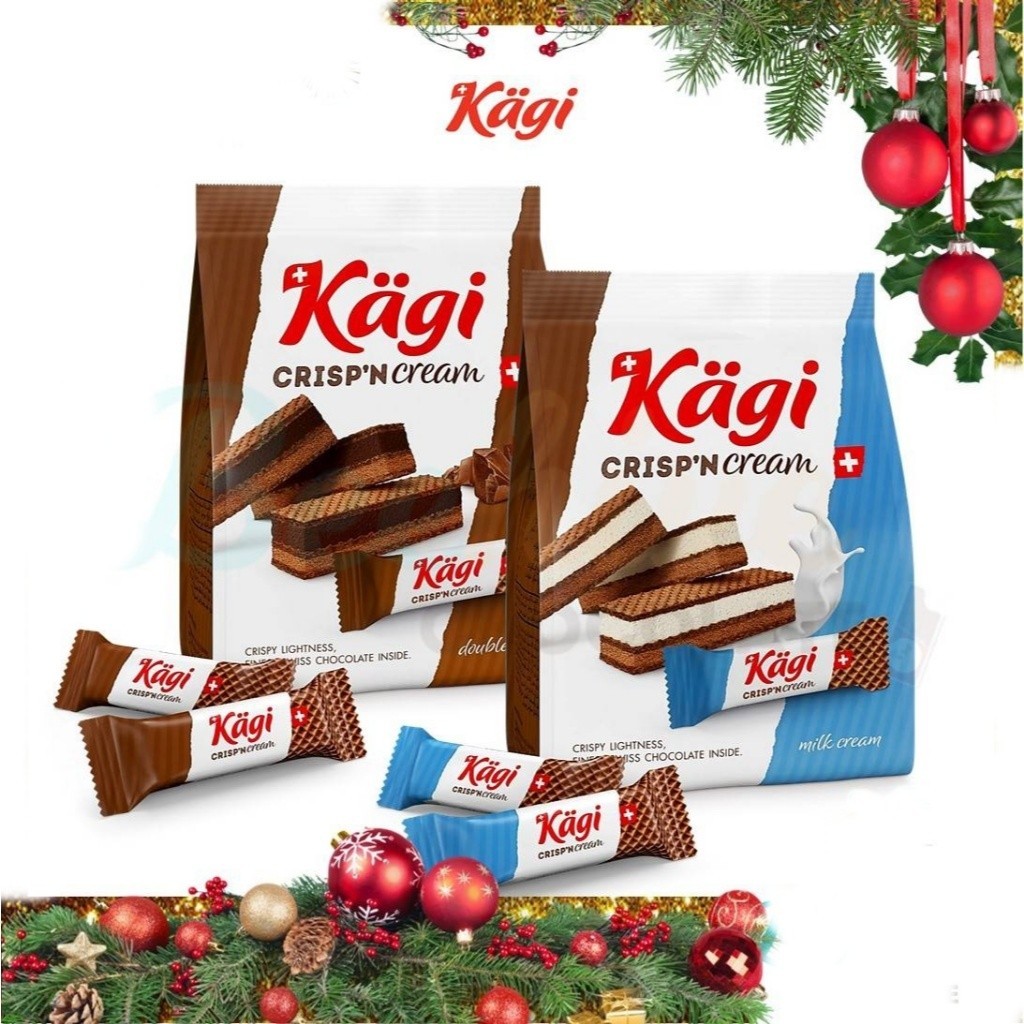 

Coklat KAGI Crisp'n Cream Chocolate Wafer asal Swiss Eropa