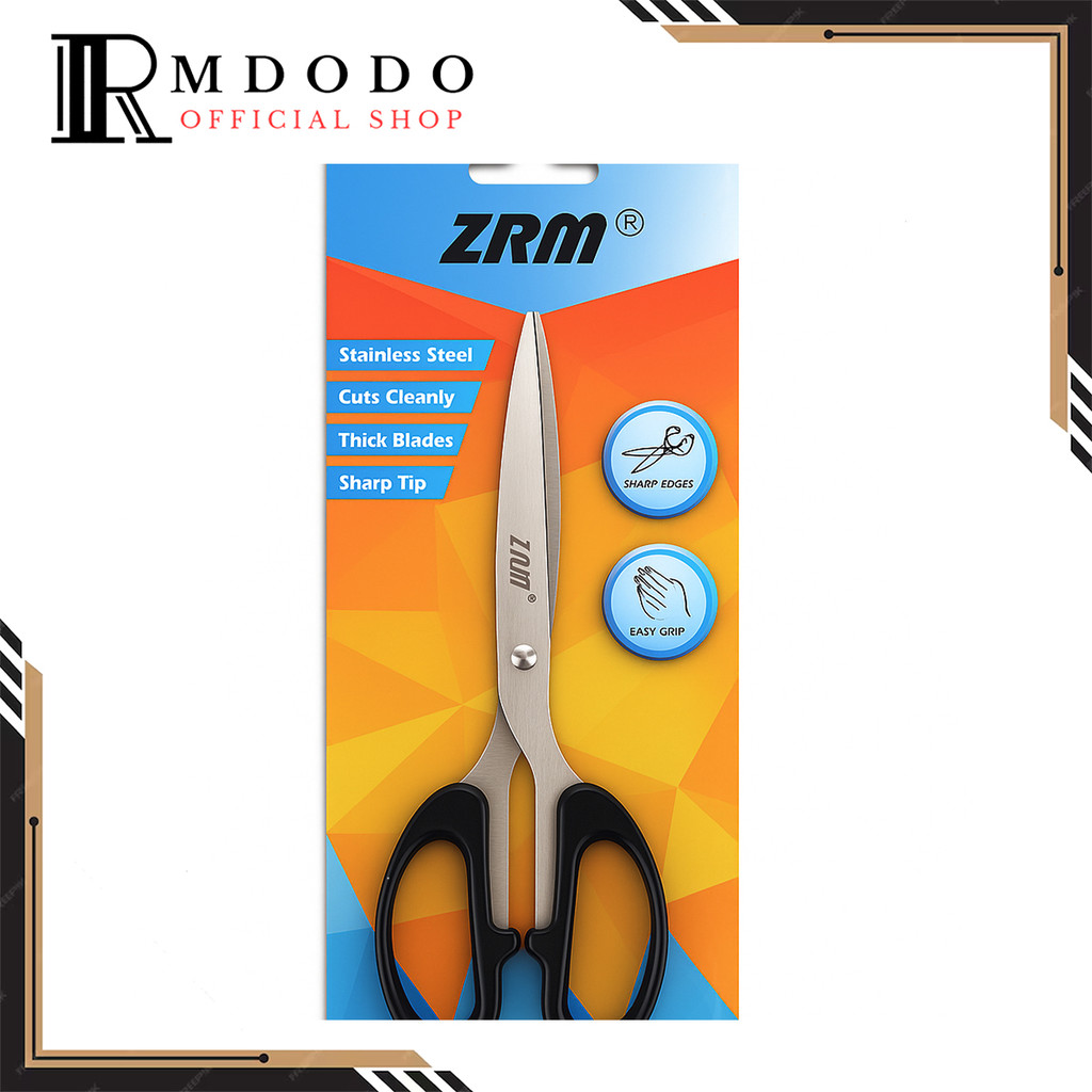 

Rmdodo - Gunting Kain Kertas Stainless Steel 8 Inch / Gunting Kantor Sekolah Besar