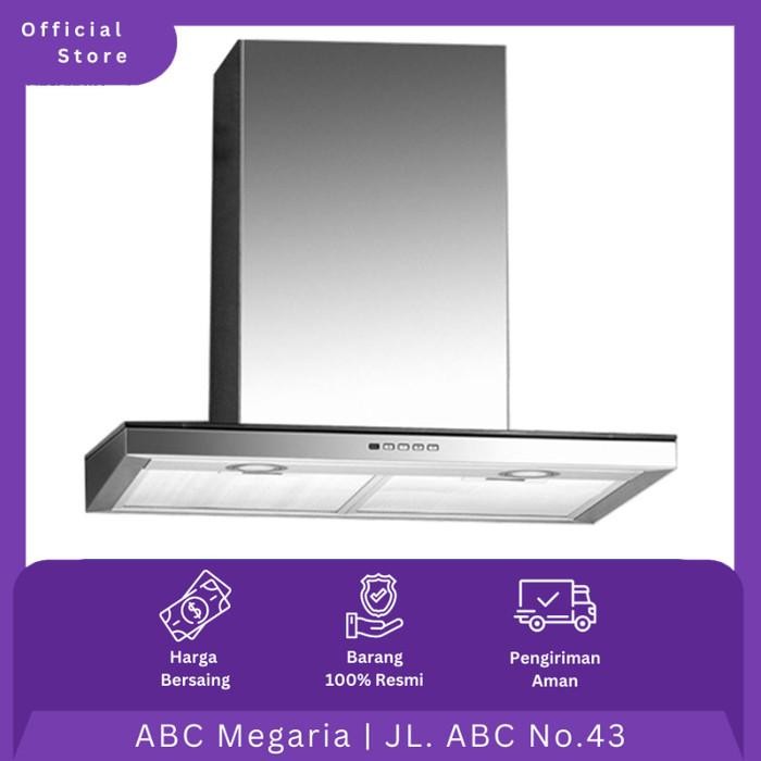 Delizia Cooker Hood / Penghisap Asap Kompor DCP6B7IX / DCP6B7-IX 60cm