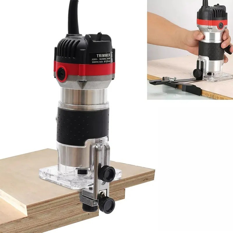 PROMO NEW MAKITA M3701B Mesin Profil 6mm Kayu Router Wood Trimmer 6 mm M 3701B M 3701 B M3701 B MAKT