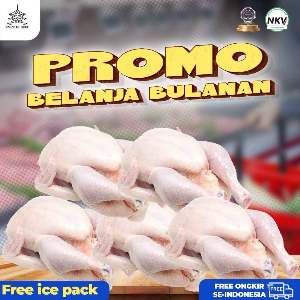 

GROSIR AYAM KARKAS UTUH 0,8KG