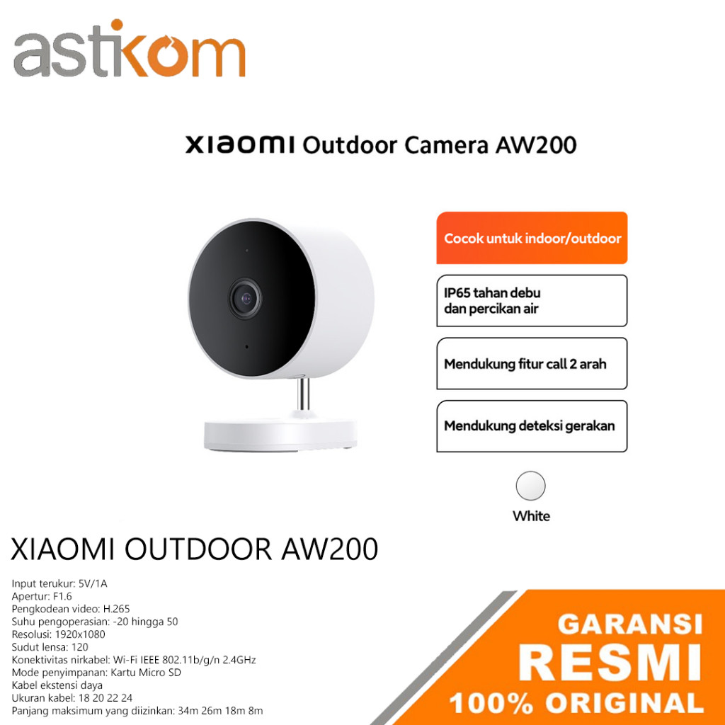 Xiaomi Outdoor Camera Smart CCTV AW200