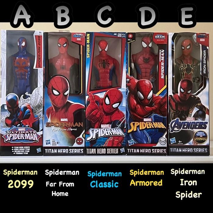 Hasbro Marvel SPIDERMAN Titan Hero Series - SPIDER MAN 12 Inch Figure - A. 2099