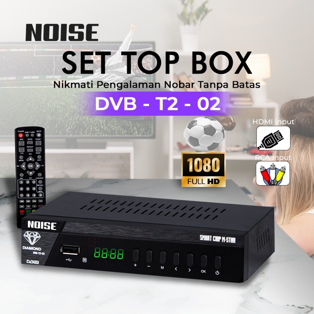 NOISE Set Top Box DVB-T2-02 Hemat