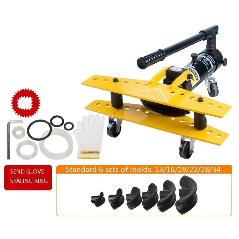 Alat Bending Pipa Hidrolik Manual 22-60mm Steel/Tembaga/Aluminum/Besi Alat Bengkok Besi Pipa Bending