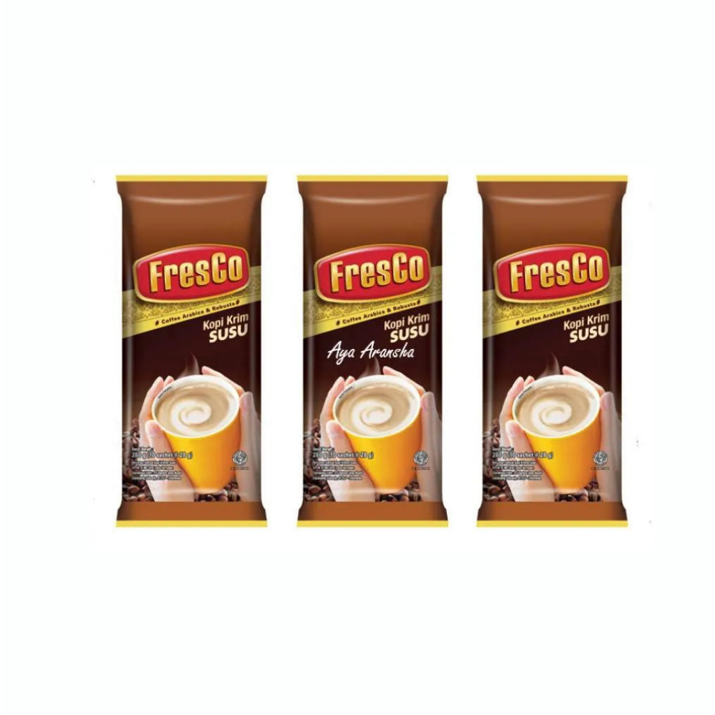 

EnaknyaNgopiFresco FRESCO KOPI SUSU 1 RENTENG ISI 12 SACHET