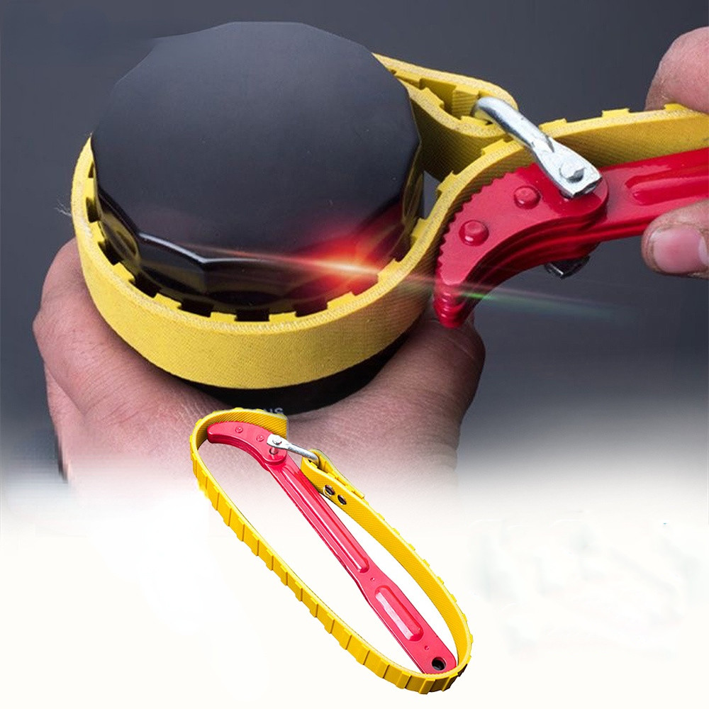 

ORI Toya Alat Pembuka Pipa Filter Belt Wrench Puller Strap Opener 8 Inch - SR-1149