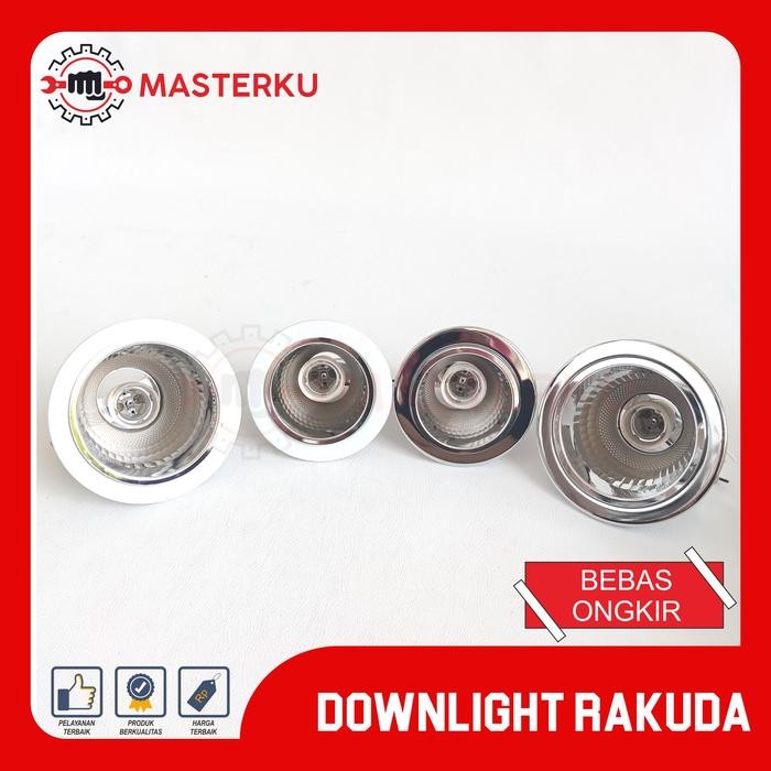 DOWNLIGHT STAINLESS RAKUDA / DOWNLIGHT SN 4"/DOWNLIGHT CHROME RAKUDA/FITING LAMPU TANAM RAKUDA/LAMPU