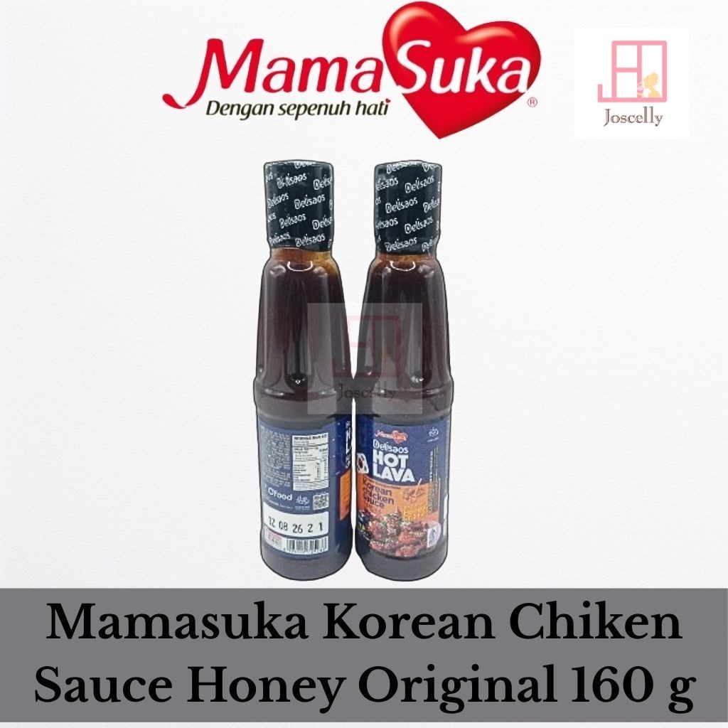 

JOSCELLY.ID MAMASUKA Delisaos Hot Lava Saus Ayam Goreng Ala Korea Honey Original 160 gr