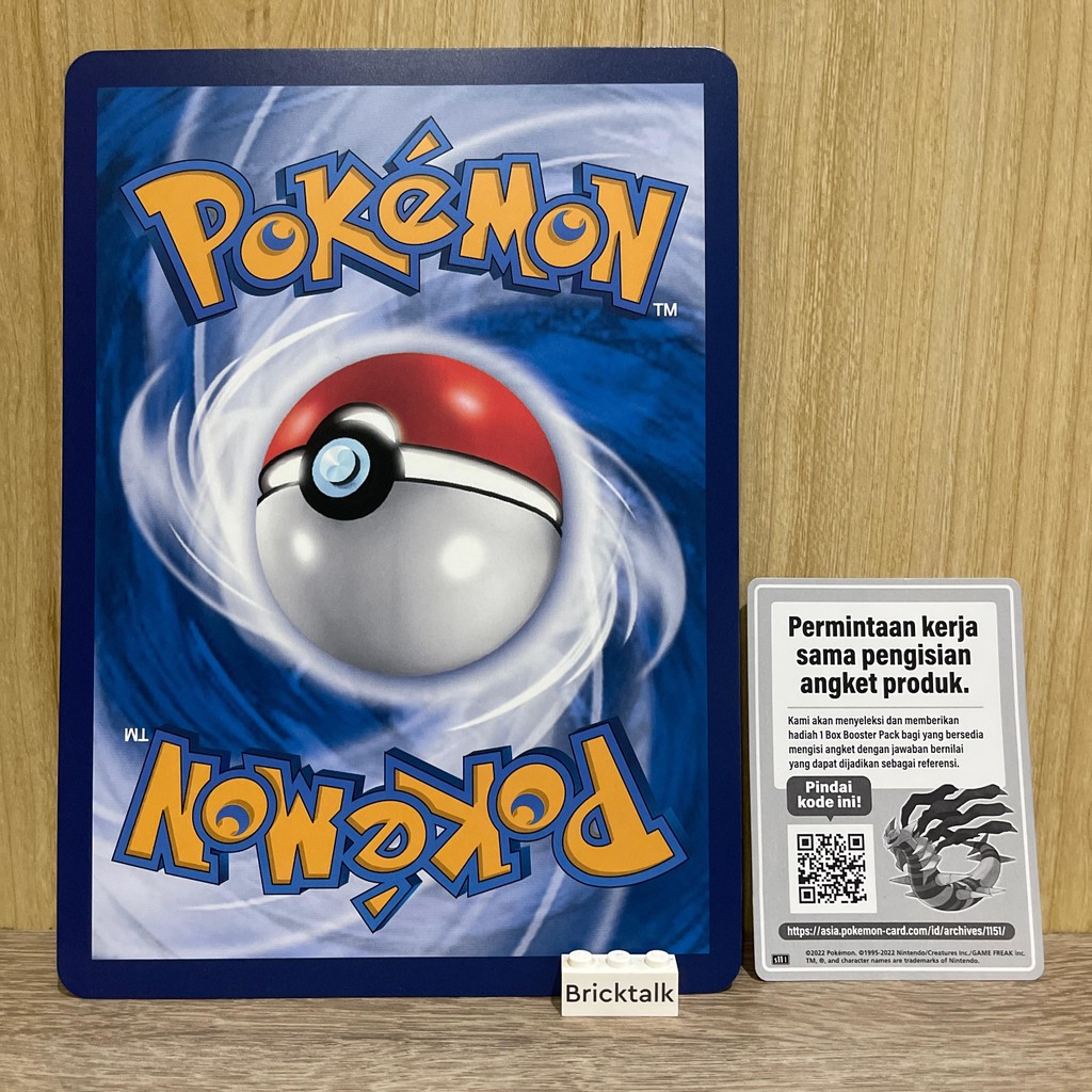 Kartu Promo Pokemon Besar Jumbo Big Terapagos Sv-P