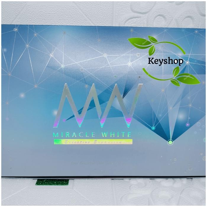 MW pink true white perfection blue - biru