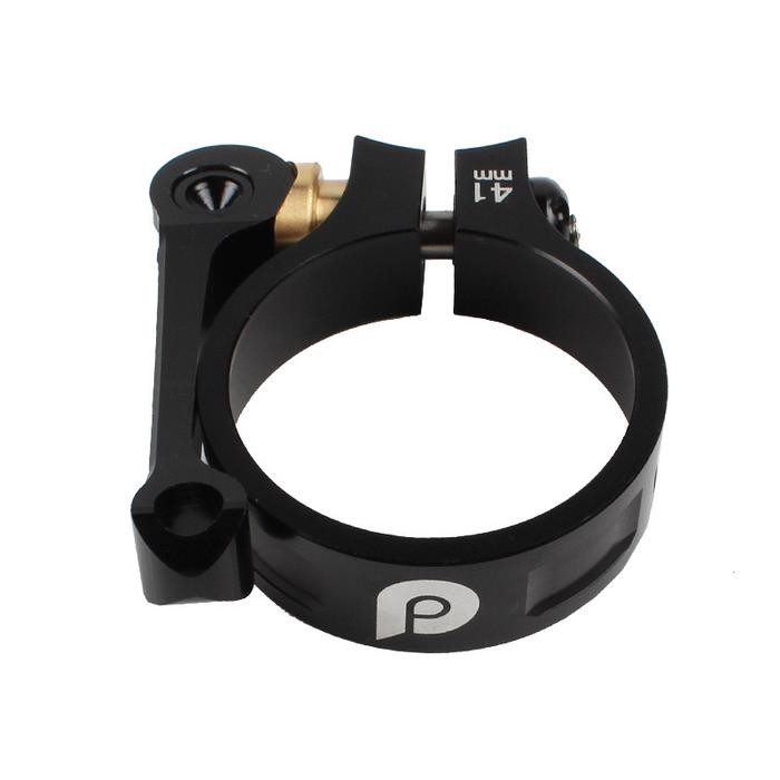 Spare Part Sepeda, Litepro Seat Clamp QR SeatClamp 41mm Sepeda Lipat Seatpost 33.9mm - Merah