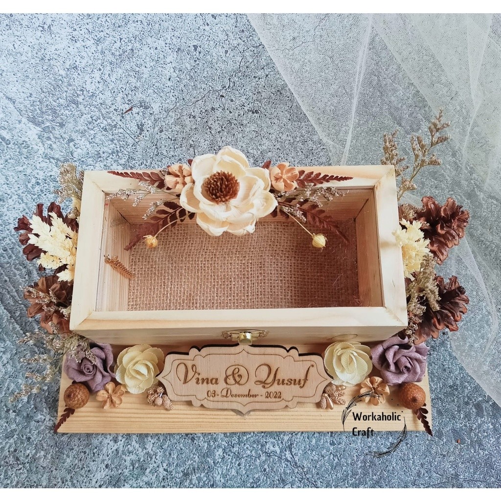 Kotak Uang Estetik Aesthetic Kotak Uang Mahar Pernikahan Mahar Perhiasan Mahar NikahCO
